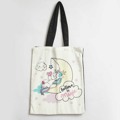 Believe In Dream Printed Tote Bag