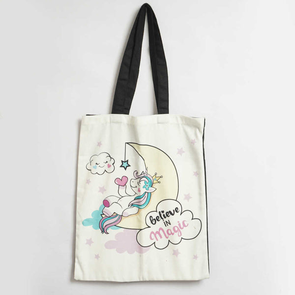 Believe In Dream Printed Tote Bag