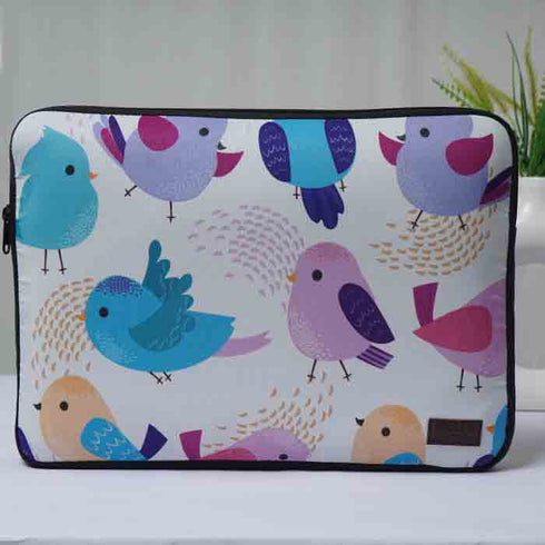 Birds Printed Laptop Sleeve/Cover 14 inch