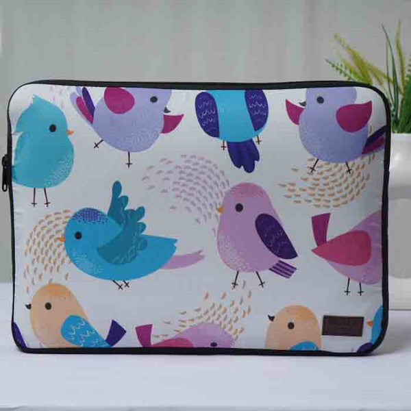 Birds Printed Laptop Sleeve/Cover 14 inch