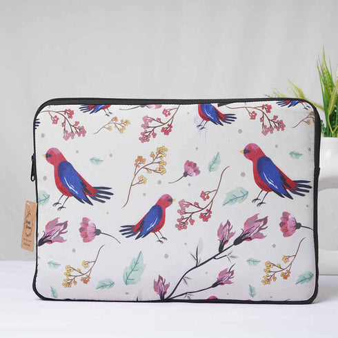 Birds Printed Laptop Sleeve/Cover 13 inch