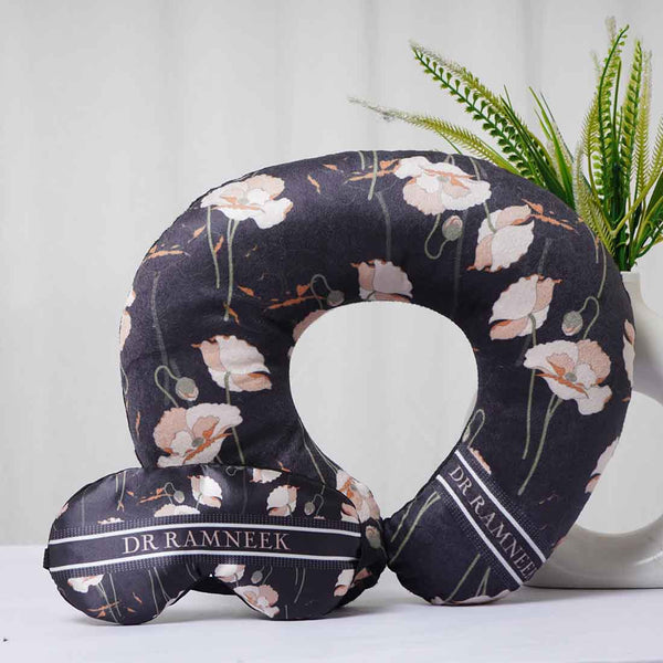 Black Floral Personalised Combo Gift Set - Uncommongifts.in