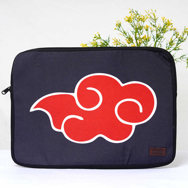 Black & Red Printed Laptop Sleeve/Cover 15 inch