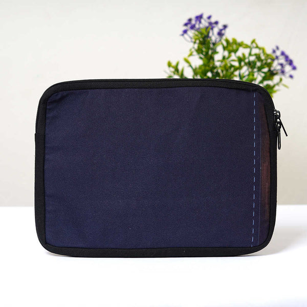 Black Stitched Printed Laptop Sleeve/Cover 11 inch