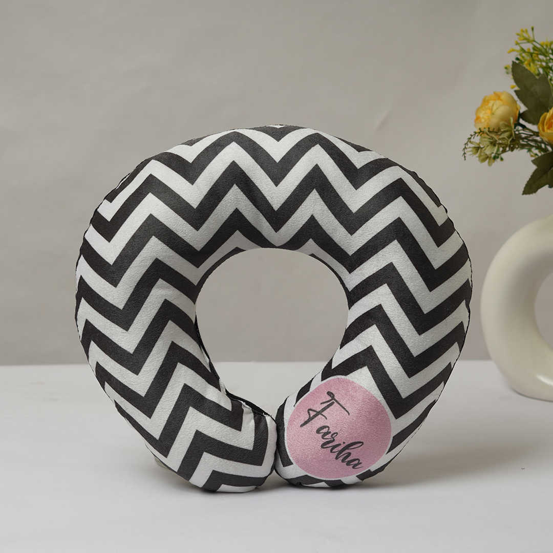 Monogrammed best sale neck pillow