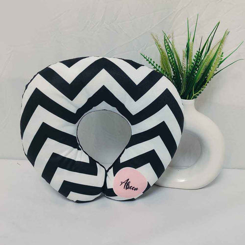 Black & White Personalized Neck Pillow