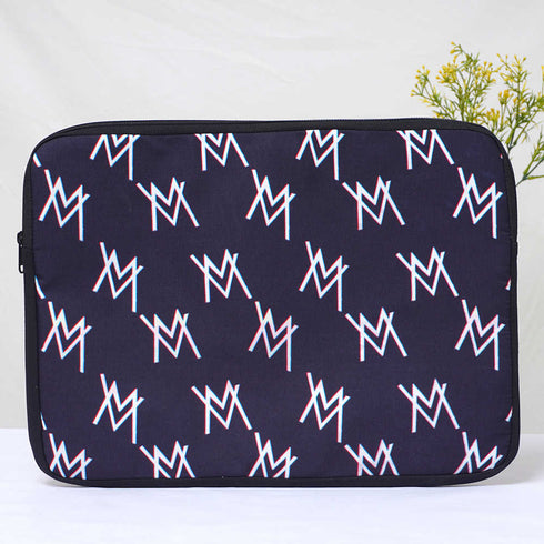 Black & White Printed Laptop Sleeve/Cover 15.6 inch