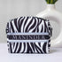 Black & white Animal Printed Box Pouch