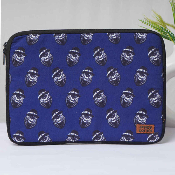 Blue Printed Laptop Sleeve/Cover 13 inch