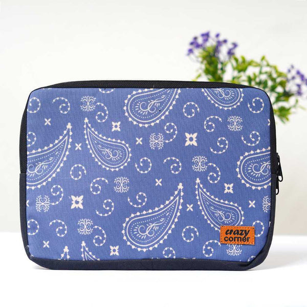Blue Designed Printed Laptop Sleeve/Cover 11 inch