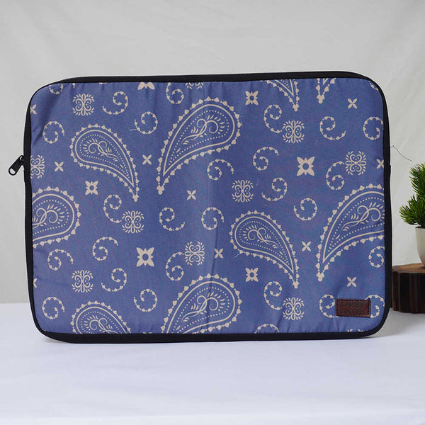 Blue Designed Printed Laptop Sleeve/Cover 15.6 inch