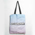 Blue & Pink Printed Tote Bag