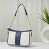 Blue & White PU Printed Shoulder Bag - Uncommongifts.in
