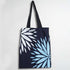 Blue & White Floral Printed Tote Bag