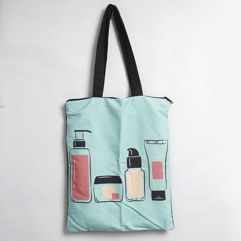 Bottles Printed Tote Bag