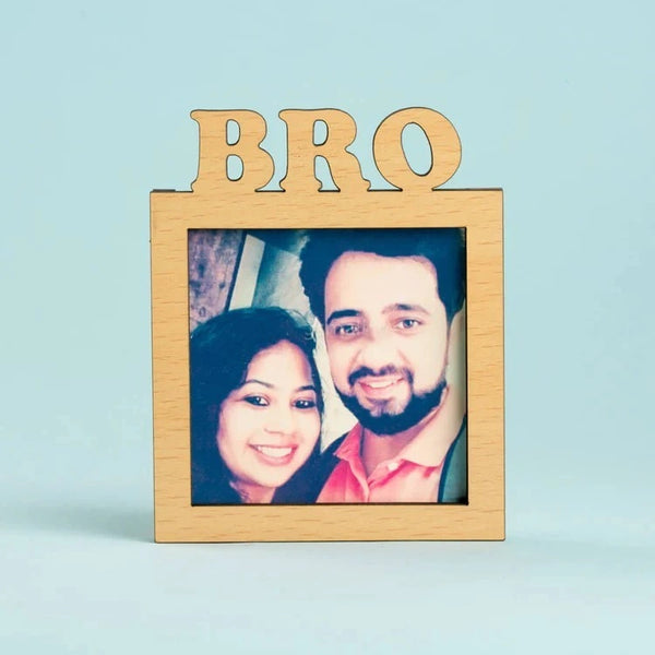 Bro Wooden Magnetic Photo Frame