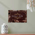 Brown Personalised Couples Wall Hanging - Uncommongifts.in