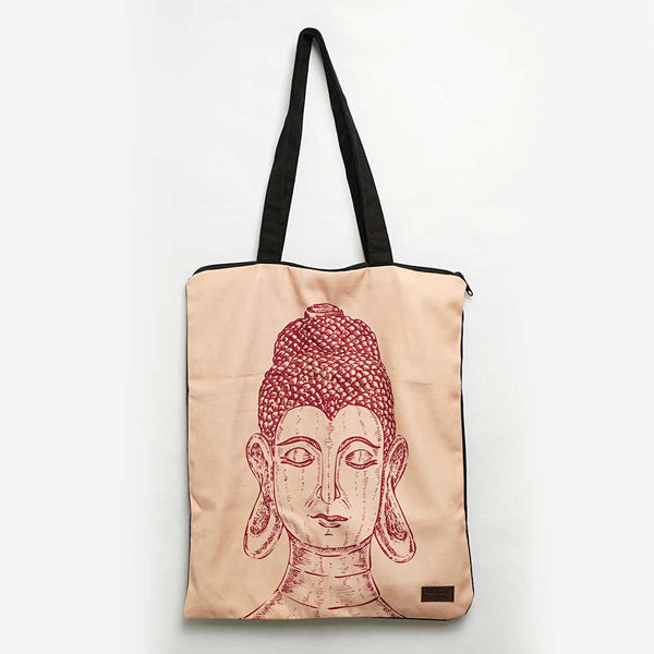 Buddha Printed Tote Bag