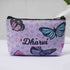Butterfly Printed Personalised Pouch