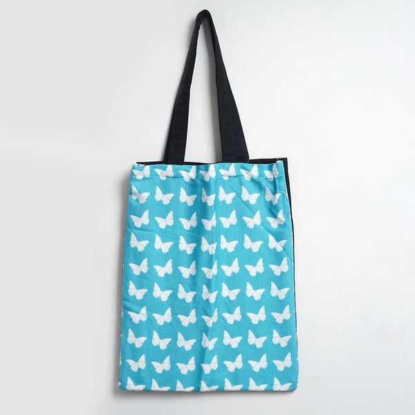 Butterfly Design Printed Tote Bag