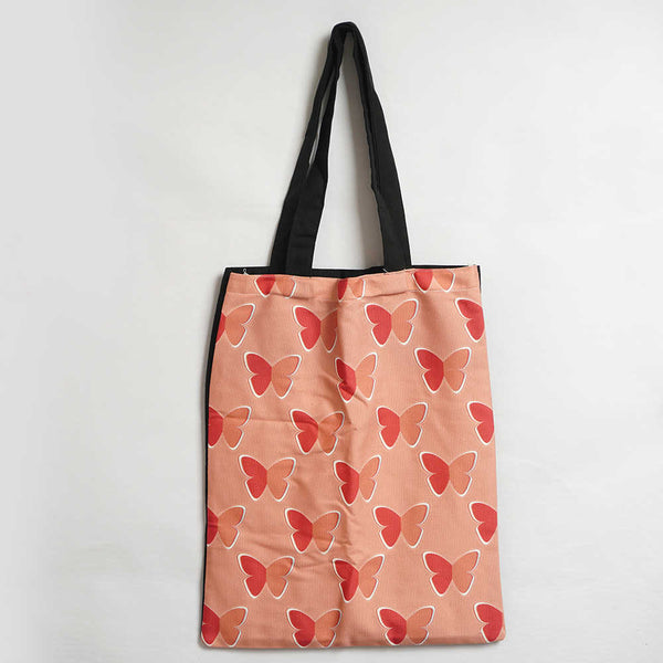 Butterfly Printed Tote Bag