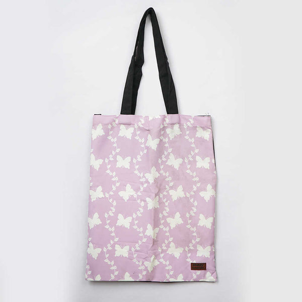 Butterfly Printed Tote Bag