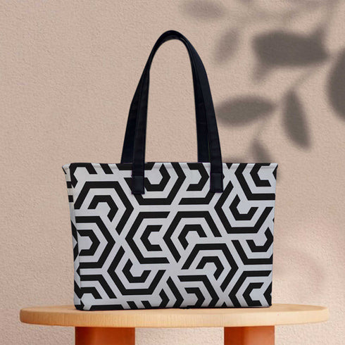 C-maze type Print Women's Office Bag - Uncommongifts.in