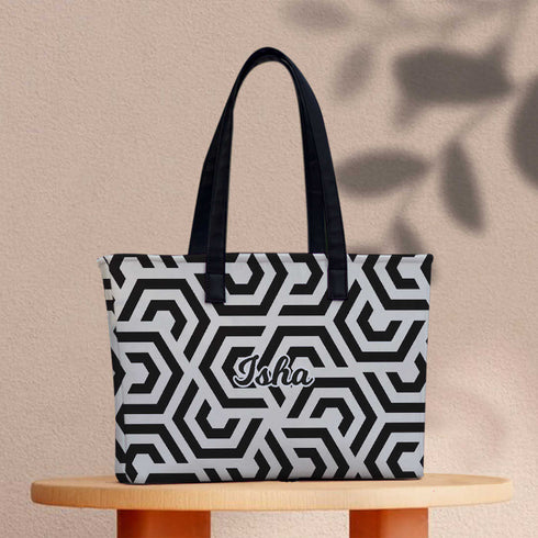 C-maze type Print Women's Office Bag - Uncommongifts.in