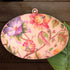 Floral Pink Customized Clutch - Uncommongifts.in