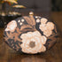 The Floral Customized Black Clutch - Uncommongifts.in
