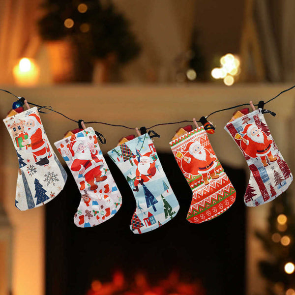 Christmas Decoration Santa Claus Socks - Uncommongifts.in