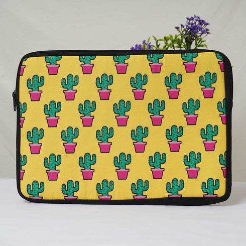 Cactus Printed Laptop Sleeve/Cover 14 inch