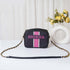 Canvas Personalized Pink Striped Sling Bag - Uncommongifts.in