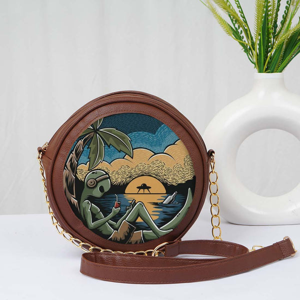 Canvas Personalised Printed Sling Bag - Uncommongifts.in