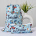 Car Printed Kids Drawstring Bag & Pencil Pouch Combo