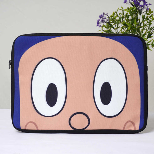 Cartoon Face Printed Laptop Sleeve/Cover 14 inch