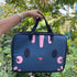 Cat Printed Canvas Laptop Bag Fit 15.6 Inch Laptop