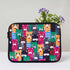Cat Faces Printed Laptop Sleeve/Cover 11 inch