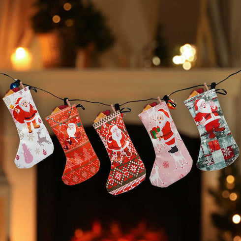 Christmas Decoration Santa Claus Socks - Uncommongifts.in