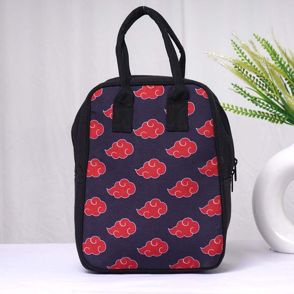 Cloud Printed Canvas Lunch Bag - Uncommongifts.in