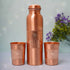 Copper Bottle with Two Glasses Diwali Gift Combo