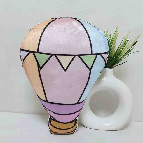 Crazy Corner Air Balloon Shape Velvet Plush Pillow