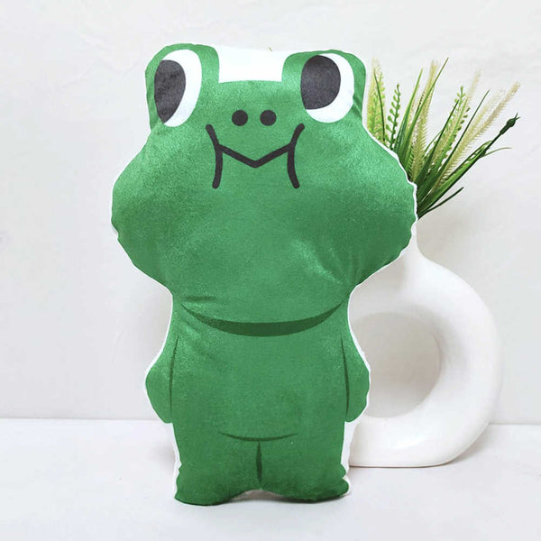Crazy Corner Frog Shape Velvet Plush Pillow