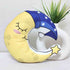 Crazy Corner Star Moon Shape Velvet Plush Pillow