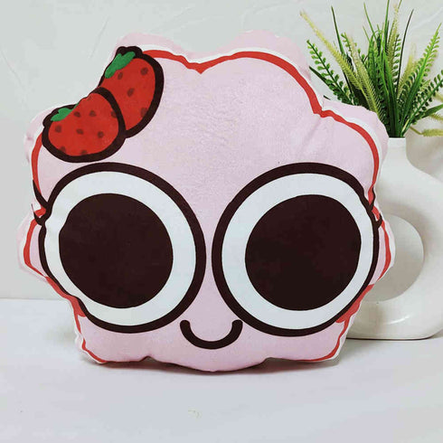 Crazy Corner Strawberry Shape Velvet Plush Pillow