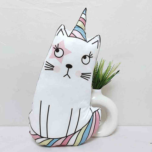 Crazy Corner Unicorn Shape Velvet Plush Pillow