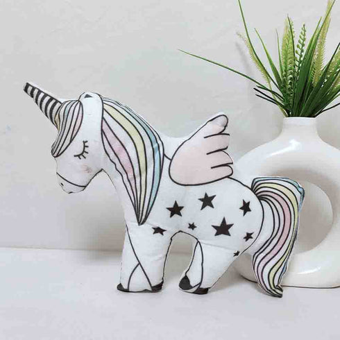 Crazy Corner Unicorn Shape Velvet Plush Pillow