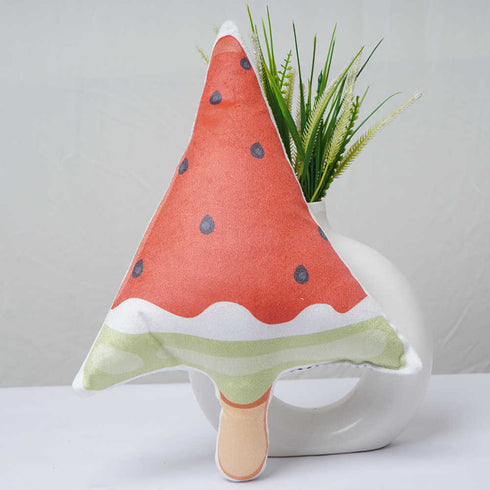 Crazy Corner Watermelon Shape Velvet Plush Pillow