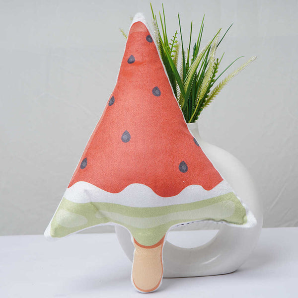 Crazy Corner Watermelon Shape Velvet Plush Pillow