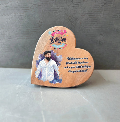 Customised Heart Shape Wooden Artistic Photo Frames